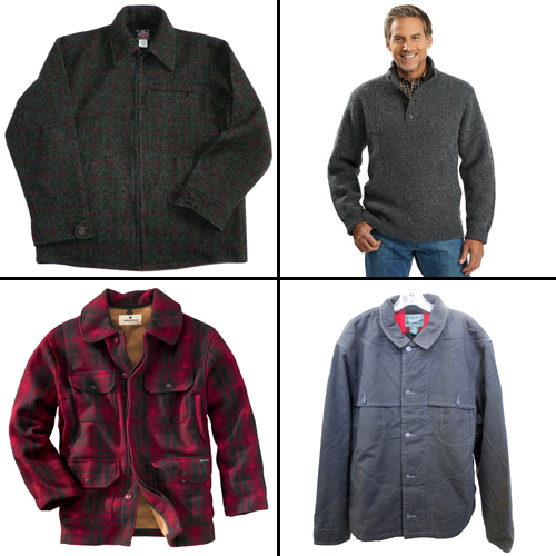 Wool Jackets, Shirts & Sweaters