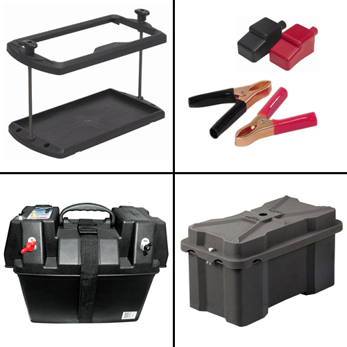 Battery Boxes, Trays, & Accessories