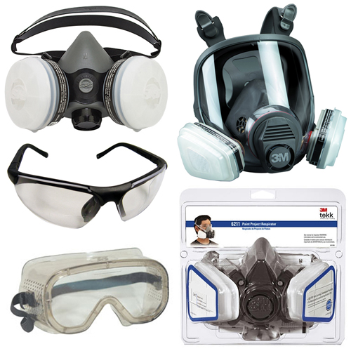 Safety Glasses & Respirators