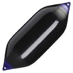 Polyform F-11 fender, black | Seattle Marine