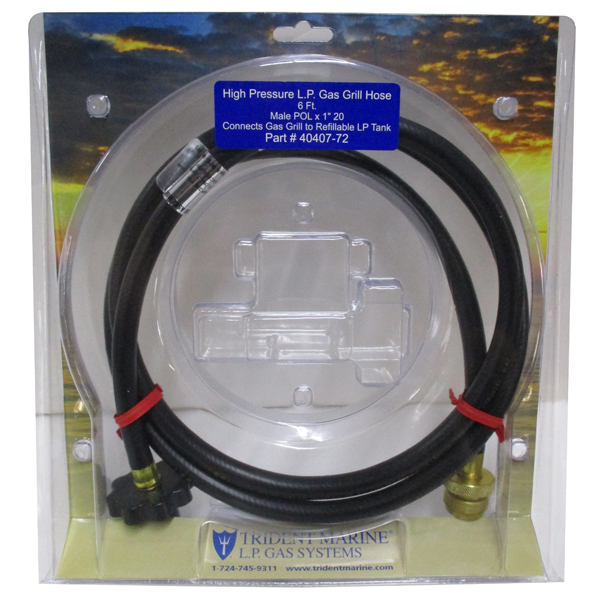 Gas grill adapter hose